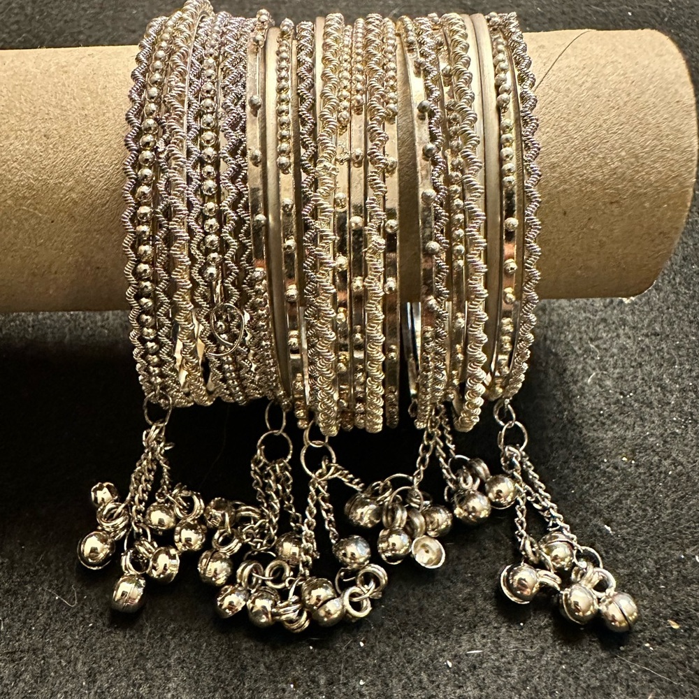 Silver Bangles